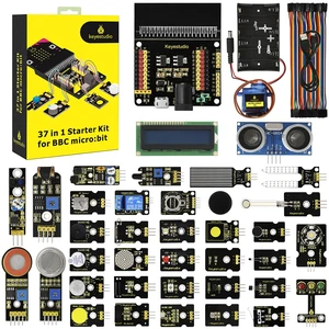 KEYESTUDIO 37 Sensors in 1 Box Starter Kit for BBC Micro bit with Tutorial (Without Microbit Board), Compatible with V1.5, V2 Microbit Sensor Kit Accessories Programming Electronics for Teens Adults KEYESTUDIO 37 Sensors in 1 Box Starter Kit for BBC Micro bit with Tutorial (Without Microbit Board), Compatible with V1.5, V2 Microbit Sensor Kit Accessories Programming Electronics for Teens Adults