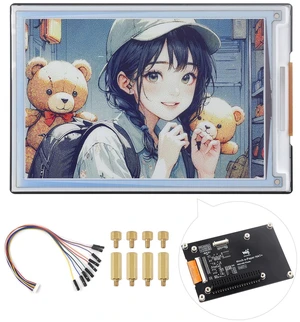 Waveshare 4-inch E Ink Spectra 6 (E6) Full Color E-Paper Display, Compatible with Raspberry Pi 4B/3B/Zero/Zero W/Zero 2W/Pico, Jetson Nano and RDK X3, with HAT+ Driver Board Waveshare 4-inch E Ink Spectra 6 (E6) Full Color E-Paper Display, Compatible with Raspberry Pi 4B/3B/Zero/Zero W/Zero 2W/Pico, Jetson Nano and RDK X3, with HAT+ Driver Board