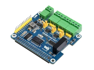 Waveshare Isolated RS485 CAN HAT B, Compatible with Raspberry Pi 5/4B/3B/Zero/Zero W/Zero 2W/Pico/Pico W/Pico WH, Type 2-Ch RS485 and 1-Ch CAN Multi Protections Waveshare Isolated RS485 CAN HAT B, Compatible with Raspberry Pi 5/4B/3B/Zero/Zero W/Zero 2W/Pico/Pico W/Pico WH, Type 2-Ch RS485 and 1-Ch CAN Multi Protections
