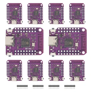 YEJMKJ 10pcs ESP32 S2 Mini V1.0.0 WiFi Board Based ESP32-S2FN4R2 ESP32-S2 | ESP32 S2 Mini Board 4MB Flash 2MB PSRAM USB Type-C Connect Mini Module for MicroPython YEJMKJ 10pcs ESP32 S2 Mini V1.0.0 WiFi Board Based ESP32-S2FN4R2 ESP32-S2 | ESP32 S2 Mini Board 4MB Flash 2MB PSRAM USB Type-C Connect Mini Module for MicroPython
