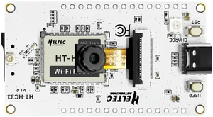 Heltec ESP32-S3 CAM Deve Board with Wi-Fi HaLow OV3660 Camera Sensor | 2.4GHz Wi-Fi, BLE 5.0, Long-range Fast Transmission 1~2km 32 Mbps, 8MB PSRAM 16MB Flash, for Arduino IoT Heltec ESP32-S3 CAM Deve Board with Wi-Fi HaLow OV3660 Camera Sensor | 2.4GHz Wi-Fi, BLE 5.0, Long-range Fast Transmission 1~2km 32 Mbps, 8MB PSRAM 16MB Flash, for Arduino IoT