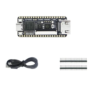 Sipeed Tang Nano 20K FPGA Development Board, Open Source RISCV Linux Retro Game Player with 64Mbits SDRAM 20K LUT4, Single Board Computer Support microSD RGB LCD LED JTAG HDMI Port (Not Welded) Sipeed Tang Nano 20K FPGA Development Board, Open Source RISCV Linux Retro Game Player with 64Mbits SDRAM 20K LUT4, Single Board Computer Support microSD RGB LCD LED JTAG HDMI Port (Not Welded)