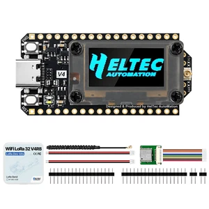 Heltec ESP32 LoRa 32 V4-R8 Deve Board with Display | ESP32-S3R8 with GNSS, 8MB PSRAM 16MB Flash, SX1262 27dBm High Power Chip, WiFi Meshtastic IoT Devices Heltec ESP32 LoRa 32 V4-R8 Deve Board with Display | ESP32-S3R8 with GNSS, 8MB PSRAM 16MB Flash, SX1262 27dBm High Power Chip, WiFi Meshtastic IoT Devices