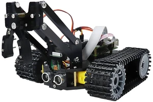 Freenove Tank Robot Kit for Raspberry Pi 5 4 B 3 B+ Zero 2 W, Crawler Chassis, Grab Objects, Ball Tracing, Line Tracking, Obstacle Avoidance, App Control, Camera, Servo (Raspberry Pi NOT Included) Freenove Tank Robot Kit for Raspberry Pi 5 4 B 3 B+ Zero 2 W, Crawler Chassis, Grab Objects, Ball Tracing, Line Tracking, Obstacle Avoidance, App Control, Camera, Servo (Raspberry Pi NOT Included)