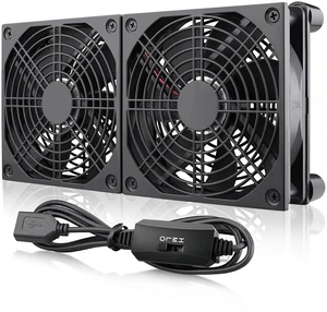 Wathai 240mm Router Cooling Fan for Computer Cooler Small Box 5V USB | USB Powered Multi Speed Electronics Cooling Pad, Modem Receiver TV Box Amplifier Receiver Stand, Small Computer Fans Wathai 240mm Router Cooling Fan for Computer Cooler Small Box 5V USB | USB Powered Multi Speed Electronics Cooling Pad, Modem Receiver TV Box Amplifier Receiver Stand, Small Computer Fans