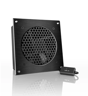 AC Infinity AIRPLATE S3, Quiet Cabinet Cooling Fan 6" w/ Speed Controller | Premium Brushed Aluminum Finish, Ultra-Quiet Dual-Ball Beating Fans, UL-Certified for Home Theater AV Cabinets AC Infinity AIRPLATE S3, Quiet Cabinet Cooling Fan 6" w/ Speed Controller | Premium Brushed Aluminum Finish, Ultra-Quiet Dual-Ball Beating Fans, UL-Certified for Home Theater AV Cabinets