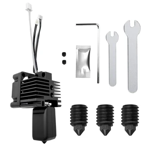HIKUDIY Hotend Complete Kit for Bambu Labs X1 X1C 3D Printer, Full Assembly Hot End with Fan,Thermistor,Ceramic Heater, 0.4/0.6/0.8mm Nozzle, Silicone Sock, Heating Block (Not for P1 Series) HIKUDIY Hotend Complete Kit for Bambu Labs X1 X1C 3D Printer, Full Assembly Hot End with Fan,Thermistor,Ceramic Heater, 0.4/0.6/0.8mm Nozzle, Silicone Sock, Heating Block (Not for P1 Series)