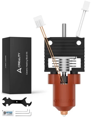 Creality Official K1/K1 Max/K1C Ceramic Heating Block Kit, Support 300°C High Temperature and 600mm/s Fast Speed Printing, Compatible with Creality K1, K1 MAX, K1C 3D Printer Creality Official K1/K1 Max/K1C Ceramic Heating Block Kit, Support 300°C High Temperature and 600mm/s Fast Speed Printing, Compatible with Creality K1, K1 MAX, K1C 3D Printer