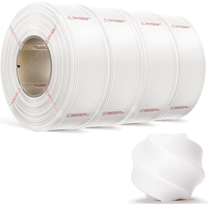 MarsWork PLA Basic, Pre-Dried Refill Filament 4-Pack Bundle (4kg/8.8lbs) for Reusable Spools, 1.75mm Spool-Less Bulk PLA 3D Printing Filament, Compatible with Bambu Lab 3D Printers White x 4 MarsWork PLA Basic, Pre-Dried Refill Filament 4-Pack Bundle (4kg/8.8lbs) for Reusable Spools, 1.75mm Spool-Less Bulk PLA 3D Printing Filament, Compatible with Bambu Lab 3D Printers White x 4