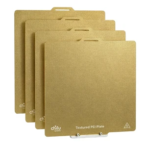 Chitu Systems 4 Pack Textured PEI Build Plates for Bambu Lab A1 3D Printer | Magnetic Spring Steel Sheets with Hook for PlateCycler C1, 256x256mm High Adhesion Replacement Chitu Systems 4 Pack Textured PEI Build Plates for Bambu Lab A1 3D Printer | Magnetic Spring Steel Sheets with Hook for PlateCycler C1, 256x256mm High Adhesion Replacement
