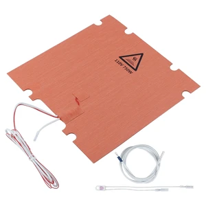 FYSETC Silicone Heating Plate for Voron Project: Upgraded Heat Mat 300 * 300mm/ 11.8 in AC 110V 750W with Thermistor Sensor 3950 100K and Bimetal Thermal Fuse - 3D Printer Accessories FYSETC Silicone Heating Plate for Voron Project: Upgraded Heat Mat 300 * 300mm/ 11.8 in AC 110V 750W with Thermistor Sensor 3950 100K and Bimetal Thermal Fuse - 3D Printer Accessories