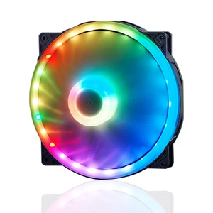 Case Fans, 200MM Large Hydraulic Bearings Fans Air Volume ARGB Light Effect Silent Low Noise 4PIN PWM+5V ARGB Click to Connect Computer Case Fan 12V Case Fans, 200MM Large Hydraulic Bearings Fans Air Volume ARGB Light Effect Silent Low Noise 4PIN PWM+5V ARGB Click to Connect Computer Case Fan 12V