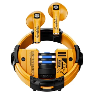 T23 Wireless Bluetooth Earbuds - Premium Zinc Alloy Case RGB Breathing Lights, Gaming Mode, 13mm Loudspeaker, Deep Bass Sound, Long Battery Life, Type-C Fast Charge (Bumblebee Yellow) T23 Wireless Bluetooth Earbuds - Premium Zinc Alloy Case RGB Breathing Lights, Gaming Mode, 13mm Loudspeaker, Deep Bass Sound, Long Battery Life, Type-C Fast Charge (Bumblebee Yellow)