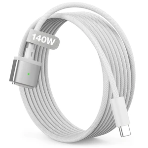 Hugener 140W Magnetic 3 Cable USB-C 6.6FT for MacBook Air Pro Charger | M5/M4/M3/M2 Cable for MacBook Air (13"/15" 2026/2025/2024/2023/2022), Pro (16"/14" 2026/2025/2024/2023/2021), White Hugener 140W Magnetic 3 Cable USB-C 6.6FT for MacBook Air Pro Charger | M5/M4/M3/M2 Cable for MacBook Air (13"/15" 2026/2025/2024/2023/2022), Pro (16"/14" 2026/2025/2024/2023/2021), White