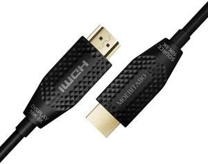 Optic HDMI Cable 8K 48Gbps 6.6FT High speed HDMI 2.1 Cord in-Wall CL3 Rated 10K@30Hz 8K@60Hz eARC HDCP 2.2/2.3 VRR ALLM Dynamic HDR10+ 3D Compatible with Switch Xbox PC Monitor TV Laptop PS4/PS5 Optic HDMI Cable 8K 48Gbps 6.6FT High speed HDMI 2.1 Cord in-Wall CL3 Rated 10K@30Hz 8K@60Hz eARC HDCP 2.2/2.3 VRR ALLM Dynamic HDR10+ 3D Compatible with Switch Xbox PC Monitor TV Laptop PS4/PS5