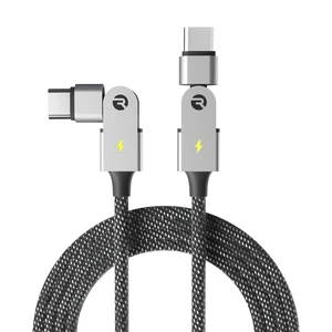 Raycon Magic Spin Cable - 6.6 Feet 100W Fast Charging Type C to Type C Cable for iPhone 16, Samsung Galaxy S24, Google Pixel 7, OnePlus 11, iPad Pro, MacBook Air (Black, 6.6 Feet) Raycon Magic Spin Cable - 6.6 Feet 100W Fast Charging Type C to Type C Cable for iPhone 16, Samsung Galaxy S24, Google Pixel 7, OnePlus 11, iPad Pro, MacBook Air (Black, 6.6 Feet)