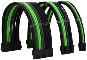 Formulamod Sleeve Extension Power Supply Cable Kit 18AWG ATX 24P+ EPS 8-P+PCI-E8-P with Combs for PSU to Motherboard/GPU Fm-NCK3 (Black Grey Green) Formulamod Sleeve Extension Power Supply Cable Kit 18AWG ATX 24P+ EPS 8-P+PCI-E8-P with Combs for PSU to Motherboard/GPU Fm-NCK3 (Black Grey Green)