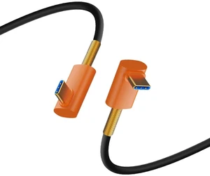 10 inch USB 4.0 Type C Silicone Cable, 40Gbps Bidirectional Data, 240W PD Fast Charging, 8K@60Hz Video, Up Dwon to Middle Angle Cord Compatible with Thunderbolt 4/3, Gaming Laptop, Monitor 10 inch USB 4.0 Type C Silicone Cable, 40Gbps Bidirectional Data, 240W PD Fast Charging, 8K@60Hz Video, Up Dwon to Middle Angle Cord Compatible with Thunderbolt 4/3, Gaming Laptop, Monitor