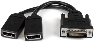 DMS-59 to DisplayPort - 8in - DMS 59 to 2x DP - Y Cable - DMS-59 Adapter - DisplayPort Splitter Cable - LFH Cable (DMSDPDP1),Black DMS-59 to DisplayPort - 8in - DMS 59 to 2x DP - Y Cable - DMS-59 Adapter - DisplayPort Splitter Cable - LFH Cable (DMSDPDP1),Black