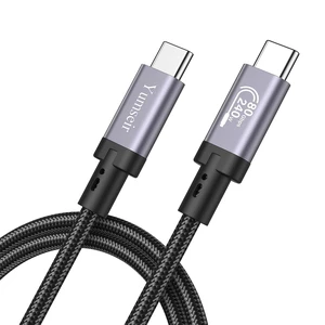 USB 4 for Thunderbolt 5 Cable 6.6FT, 80Gbps Bandwidth USB C Cable, 240W Charging, 16K/Dual 8K, Compatible with Thunderbolt 4/3, USB C Monitors, Hubs, Docks, MacBook, iPhone 17/16 USB 4 for Thunderbolt 5 Cable 6.6FT, 80Gbps Bandwidth USB C Cable, 240W Charging, 16K/Dual 8K, Compatible with Thunderbolt 4/3, USB C Monitors, Hubs, Docks, MacBook, iPhone 17/16