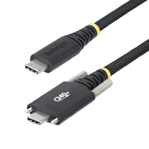 10ft/3m USB-C to USB-C Screw Locking Cable (S2CEPR3M-USBSL-CABLE) | USB-IF Certified, 240W 5A PD 3.1 EPR, Side screw locking, USB 2.0 480Mbps, Ultra-Flexible, 2.0 Laptop, M2 screw lock, Black 10ft/3m USB-C to USB-C Screw Locking Cable (S2CEPR3M-USBSL-CABLE) | USB-IF Certified, 240W 5A PD 3.1 EPR, Side screw locking, USB 2.0 480Mbps, Ultra-Flexible, 2.0 Laptop, M2 screw lock, Black
