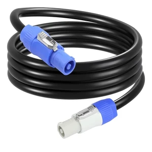PowerCon Power Cable NAC3MPA to NAC3FCA/B PowerCon in Connector 3 Pin AC Power Extension Cable 13AWG 25A 2m 6.6Ft for LED Display Screen Stage Light Audio Video Equipment PowerCon Power Cable NAC3MPA to NAC3FCA/B PowerCon in Connector 3 Pin AC Power Extension Cable 13AWG 25A 2m 6.6Ft for LED Display Screen Stage Light Audio Video Equipment