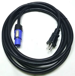 12Ft (3.6M) PowerCon NEUTRIK REAN to AC 3 Pin Edison Plug Cable 14AWG (Powered Speakers) 12Ft (3.6M) PowerCon NEUTRIK REAN to AC 3 Pin Edison Plug Cable 14AWG (Powered Speakers)