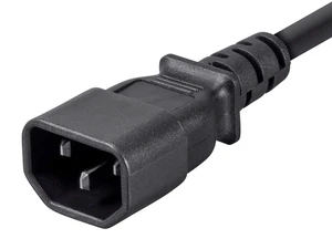 Extension Cord - 3 Feet - Black (6 Pack) IEC 60320 C14 to IEC 60320 C13, 16AWG, 13A, SJT, for Powering Computers, Monitors Extension Cord - 3 Feet - Black (6 Pack) IEC 60320 C14 to IEC 60320 C13, 16AWG, 13A, SJT, for Powering Computers, Monitors