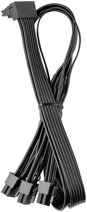Basics C-Series 12VHPWR 90 Degree StealthSense PCI-e Cable for Corsair - Variant A (Black, 16-pin to Triple 8-pin, 60cm) Basics C-Series 12VHPWR 90 Degree StealthSense PCI-e Cable for Corsair - Variant A (Black, 16-pin to Triple 8-pin, 60cm)