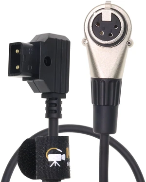 D-Tap to XLR 4 Pin Female Right Angle Power Cable for Sony Venice PMW F5 F55 CineAlta 4K, Blackmagic URSA Mini Pro, Panasonic Varicam D-Tap to XLR 4 Pin Female Right Angle Power Cable for Sony Venice PMW F5 F55 CineAlta 4K, Blackmagic URSA Mini Pro, Panasonic Varicam