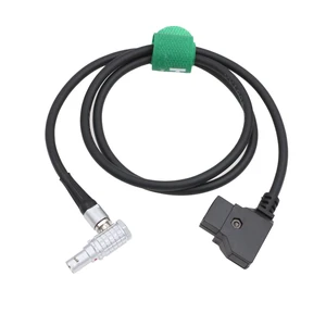 Right Angle 7 Pin Power Cable for Tilta Nucleus M Motor D-tap 1M for Flycam Zest Pro V-Mount Battery Right Angle 7 Pin Power Cable for Tilta Nucleus M Motor D-tap 1M for Flycam Zest Pro V-Mount Battery