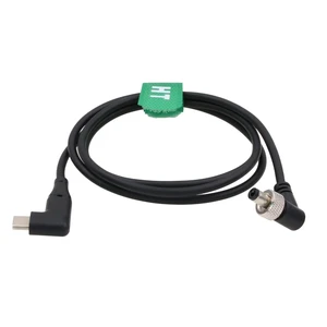 USB C to Locking DC 12V 3A PD Power Cable for Atomos Ninja V, SmallHD 702 Touch, Video Devices PIX-E7 Monitor Right Angle 1M USB C to Locking DC 12V 3A PD Power Cable for Atomos Ninja V, SmallHD 702 Touch, Video Devices PIX-E7 Monitor Right Angle 1M