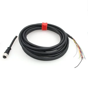M12 12 pin A-Code Female Connector Single Ended Power/IO Cable for COGNEX in-Sight 2000 7000 8000 Series Version systerm DataMan 260 Reader M12 12 pin A-Code Female Connector Single Ended Power/IO Cable for COGNEX in-Sight 2000 7000 8000 Series Version systerm DataMan 260 Reader