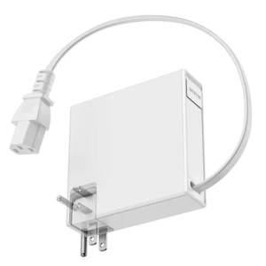 Gitryin Retractable 3 Prong AC PC Power Cord with 39.37in Universal Cable | One-Touch Retractable Charging Cable, Reversible Plug, for Laptop, TV, Printer, Radio, Monitor, NEMA 5-15P to IEC C13, White Gitryin Retractable 3 Prong AC PC Power Cord with 39.37in Universal Cable | One-Touch Retractable Charging Cable, Reversible Plug, for Laptop, TV, Printer, Radio, Monitor, NEMA 5-15P to IEC C13, White