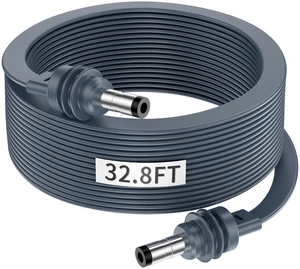 Starlink Mini Power Cable 32.8FT/10M, Flat DC5521 Replacement Power Cord for Starlink Mini, Waterproof Outdoor DC Charging Cable, 100W Efficient Power Transmission, Gray Starlink Mini Power Cable 32.8FT/10M, Flat DC5521 Replacement Power Cord for Starlink Mini, Waterproof Outdoor DC Charging Cable, 100W Efficient Power Transmission, Gray
