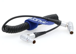 Coiled Time Code Sound Devices Cable for Zaxcom Denecke Alexa XL-BHL-LL 5pin to 5pin Male Connector (Right Angle 5 pin Coiled Cable) Coiled Time Code Sound Devices Cable for Zaxcom Denecke Alexa XL-BHL-LL 5pin to 5pin Male Connector (Right Angle 5 pin Coiled Cable)