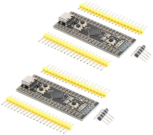 2Pcs STM32F411CEU6 Development Board STM32F4 Core STM32F411CEU6 Module System Board Learning Board 100Mhz Freq 128KB RAM 512KB ROM for Programming 2Pcs STM32F411CEU6 Development Board STM32F4 Core STM32F411CEU6 Module System Board Learning Board 100Mhz Freq 128KB RAM 512KB ROM for Programming