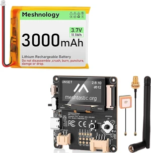 Meshnology Wio Tracker L1 Development Board + 3000mah Battery with SX1262 nRF52840 Blue Tooth GPS 1.3" OLED Display, Battery Type-C and Solar Charge, Rich Interface for Ar duino Meshtastic LoRa IoT Meshnology Wio Tracker L1 Development Board + 3000mah Battery with SX1262 nRF52840 Blue Tooth GPS 1.3" OLED Display, Battery Type-C and Solar Charge, Rich Interface for Ar duino Meshtastic LoRa IoT