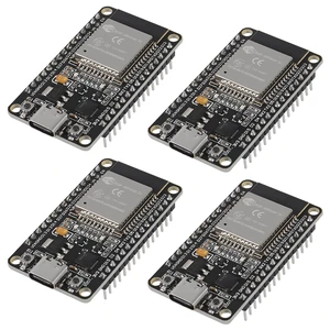 4pcs Type-C 30pins CP2102 ESP32 ESP-32S Development Board 2.4GHz Dual-Mode WiFi + Bluetooth Dual Cores Microcontroller Processor Integrated with Antenna RF AMP Filter AP STA 4pcs Type-C 30pins CP2102 ESP32 ESP-32S Development Board 2.4GHz Dual-Mode WiFi + Bluetooth Dual Cores Microcontroller Processor Integrated with Antenna RF AMP Filter AP STA