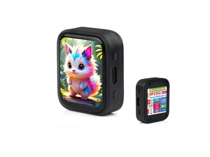 1.8inch AMOLED Touch Display Development Board, 368×448 Pixels, 16.7M Color, Dual-core & Dual-Architecture Design, Support Audio Playback and Audio Input, Type-C Connector 1.8inch AMOLED Touch Display Development Board, 368×448 Pixels, 16.7M Color, Dual-core & Dual-Architecture Design, Support Audio Playback and Audio Input, Type-C Connector