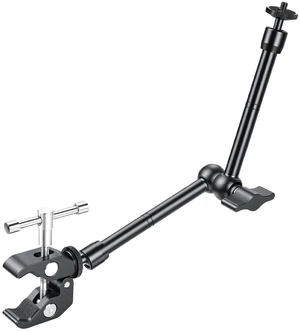 13'' Magic Arm Camera Mount 360° Rotation 2-Sections Foldable Tabletop Holder with C-Clamp Overhead Camera Mount with 1/4" & 3/8" Screw Hole for DSLR, Digicam, Webcam, Microphone 13'' Magic Arm Camera Mount 360° Rotation 2-Sections Foldable Tabletop Holder with C-Clamp Overhead Camera Mount with 1/4" & 3/8" Screw Hole for DSLR, Digicam, Webcam, Microphone