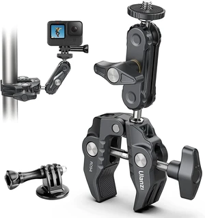 Super Clamp Camera Clamp Mount Monitor 360° Ballhead Magic Arm Double Ball Head Adapter with 1/4"-20 & 3/8"-16 Thread for Canon Nikon DSLR Camera/Gopro/LED Lights/Ronin-M/Ronin MX/Freefly MOVI Super Clamp Camera Clamp Mount Monitor 360° Ballhead Magic Arm Double Ball Head Adapter with 1/4"-20 & 3/8"-16 Thread for Canon Nikon DSLR Camera/Gopro/LED Lights/Ronin-M/Ronin MX/Freefly MOVI