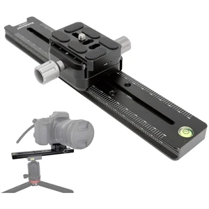 240mm Nodal Slide Quick Release Clamp, Angle Adjustable | Rail Plate Bracket Mount, Arca Swiss Compatible, for DSLR Camera Tripod Ball Head, Panoramic & Macro Photography 240mm Nodal Slide Quick Release Clamp, Angle Adjustable | Rail Plate Bracket Mount, Arca Swiss Compatible, for DSLR Camera Tripod Ball Head, Panoramic & Macro Photography