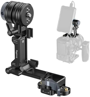 L-Shaped Monitor Support for Vertical Shooting with NATO Rails | Stepless Damping 360° Adjustment, Support 5 and 7 Field Monitor - 6315 L-Shaped Monitor Support for Vertical Shooting with NATO Rails | Stepless Damping 360° Adjustment, Support 5 and 7 Field Monitor - 6315