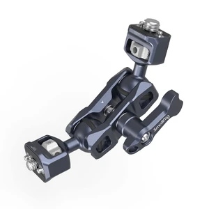Articulating Magic Arm, 3/8"-16 Screw for ARRI & 1/4"-20 Screw | With retractable pins. 360° rotation, 12 lb load for monitors, cameras, lights. Articulating Magic Arm, 3/8"-16 Screw for ARRI & 1/4"-20 Screw | With retractable pins. 360° rotation, 12 lb load for monitors, cameras, lights.