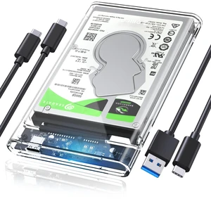 2.5'' Hard Drive Enclosure Type-C USB 3.1 Gen2 to SATA 6Gbps Computer External HDD Enclosure for 7 9.5mm HDD SSD Support UASP Compatible with MacOS Windows -2139C3-G2 2.5'' Hard Drive Enclosure Type-C USB 3.1 Gen2 to SATA 6Gbps Computer External HDD Enclosure for 7 9.5mm HDD SSD Support UASP Compatible with MacOS Windows -2139C3-G2