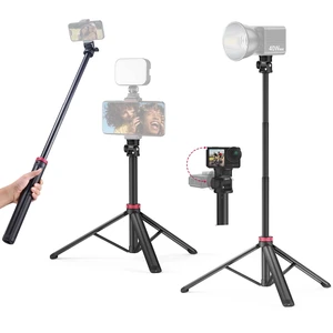 MT-79 Extendable Photography Light Stand, 81" Portable Adjustable Light Tripod with 1/4" Screw, 360° Ball Head Camera Phone Tripod for Continute Output Lighting, Webcams, Cameras,for Pocket3 MT-79 Extendable Photography Light Stand, 81" Portable Adjustable Light Tripod with 1/4" Screw, 360° Ball Head Camera Phone Tripod for Continute Output Lighting, Webcams, Cameras,for Pocket3