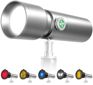 RGB Photography Flashlight, 4 Colors/20 Filters/10W RGB Flashlight | Portable LED Video Aluminum Sunset Light for Photo, Studio Lighting, USB RGB Photography Flashlight, 4 Colors/20 Filters/10W RGB Flashlight | Portable LED Video Aluminum Sunset Light for Photo, Studio Lighting, USB