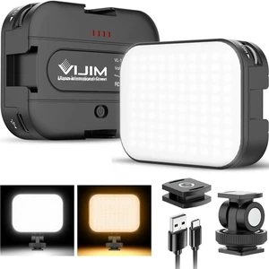 Bi-Color LED Video Light on Camera Adjustable Angle Dimmable | 2500-6500K CRI95+, Rechargeable Type-c, Build-in 2000mAh , with 4 Cold Shoes, Mini Hot Shoe Swivel Mount for Tripod Mic Vlog Bi-Color LED Video Light on Camera Adjustable Angle Dimmable | 2500-6500K CRI95+, Rechargeable Type-c, Build-in 2000mAh , with 4 Cold Shoes, Mini Hot Shoe Swivel Mount for Tripod Mic Vlog