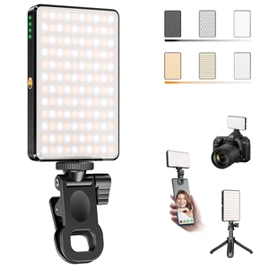 120 LED Video Light, Portable USB Photo Light Dimmable 2500-9000K CRI 95+ 5000mAh Battery with Tripod with Colored Filters and Clip, Photo Lamp for Phone/iPad/Camera 120 LED Video Light, Portable USB Photo Light Dimmable 2500-9000K CRI 95+ 5000mAh Battery with Tripod with Colored Filters and Clip, Photo Lamp for Phone/iPad/Camera